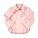 Load image into Gallery viewer, Pink Blouse with Floral Embroidery
