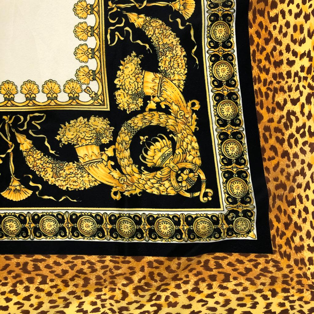 Silk Leopard Scarf