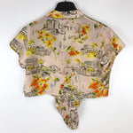 Load image into Gallery viewer, Silk Cropped Blouse
