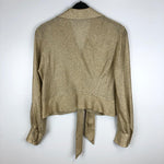 Load image into Gallery viewer, Golden 70&#39;s Cropped Blouse
