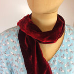 Load image into Gallery viewer, Dolce &amp; Gabbana Red Velvet Scarf
