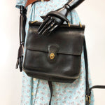 Load image into Gallery viewer, Coach Black Leather Shoulder Bag
