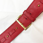 Load image into Gallery viewer, Red Leather Belt
