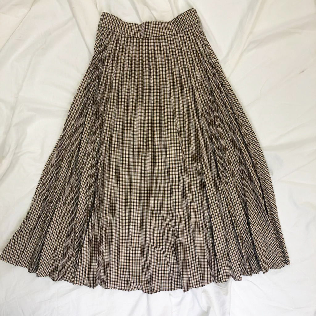 Midi Pleated Skirt