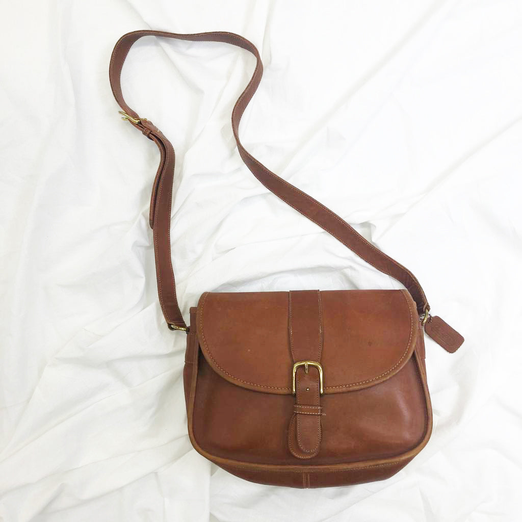 Brown Leather Bag By Coach