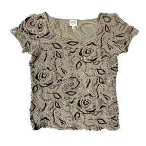 Giorgio Armani Fitted Olive Green T-Shirt