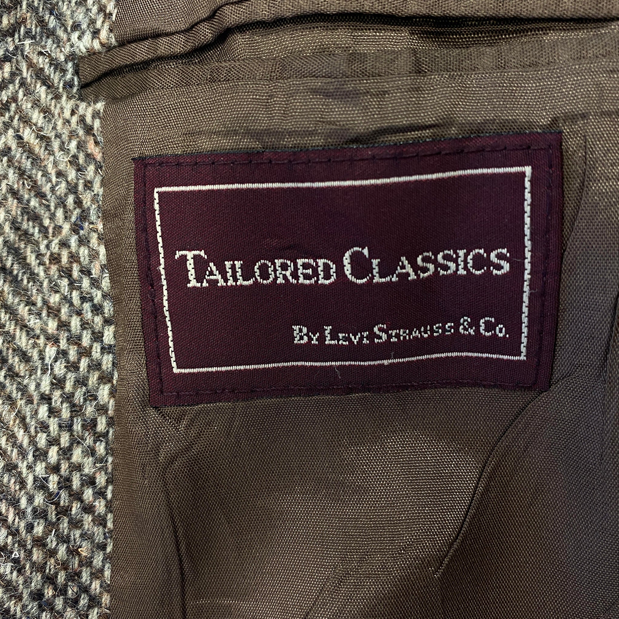Levi Strauss & Co. Brown Vintage Blazer