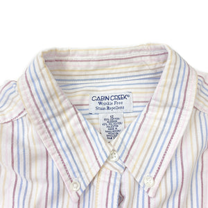 White Striped Cabin Creek Shirt