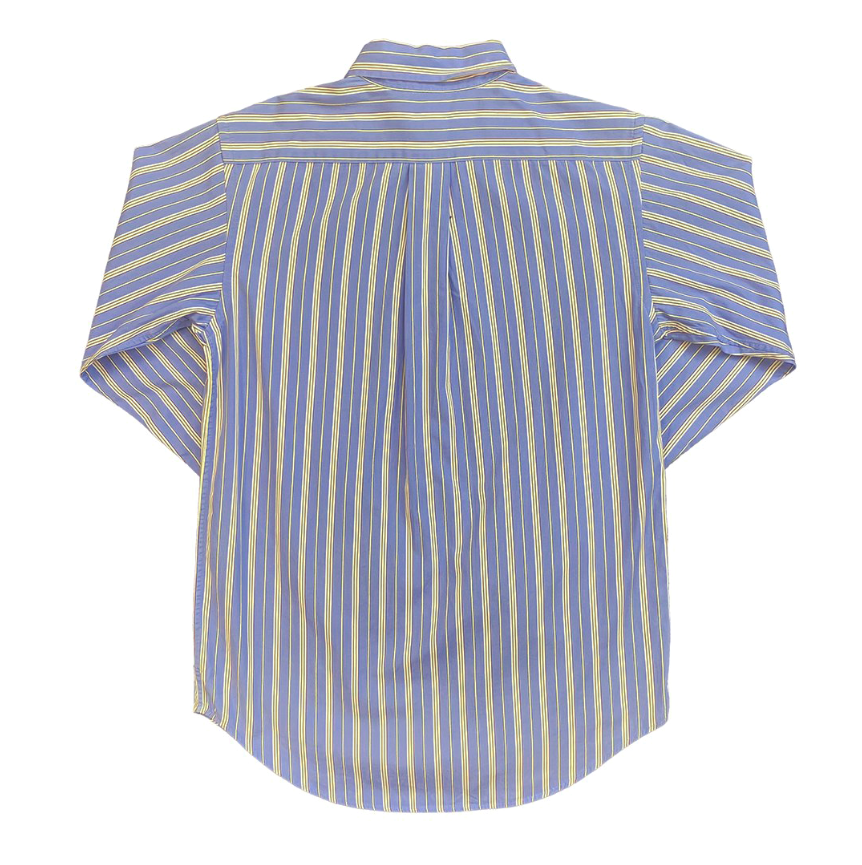Ralph Lauren Blue Striped Button-Down Shirt