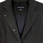 Load image into Gallery viewer, Giorgio Armani Striped Gray Blazer
