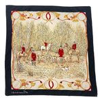 Load image into Gallery viewer, Black Beige Red Silky Printed Scarf
