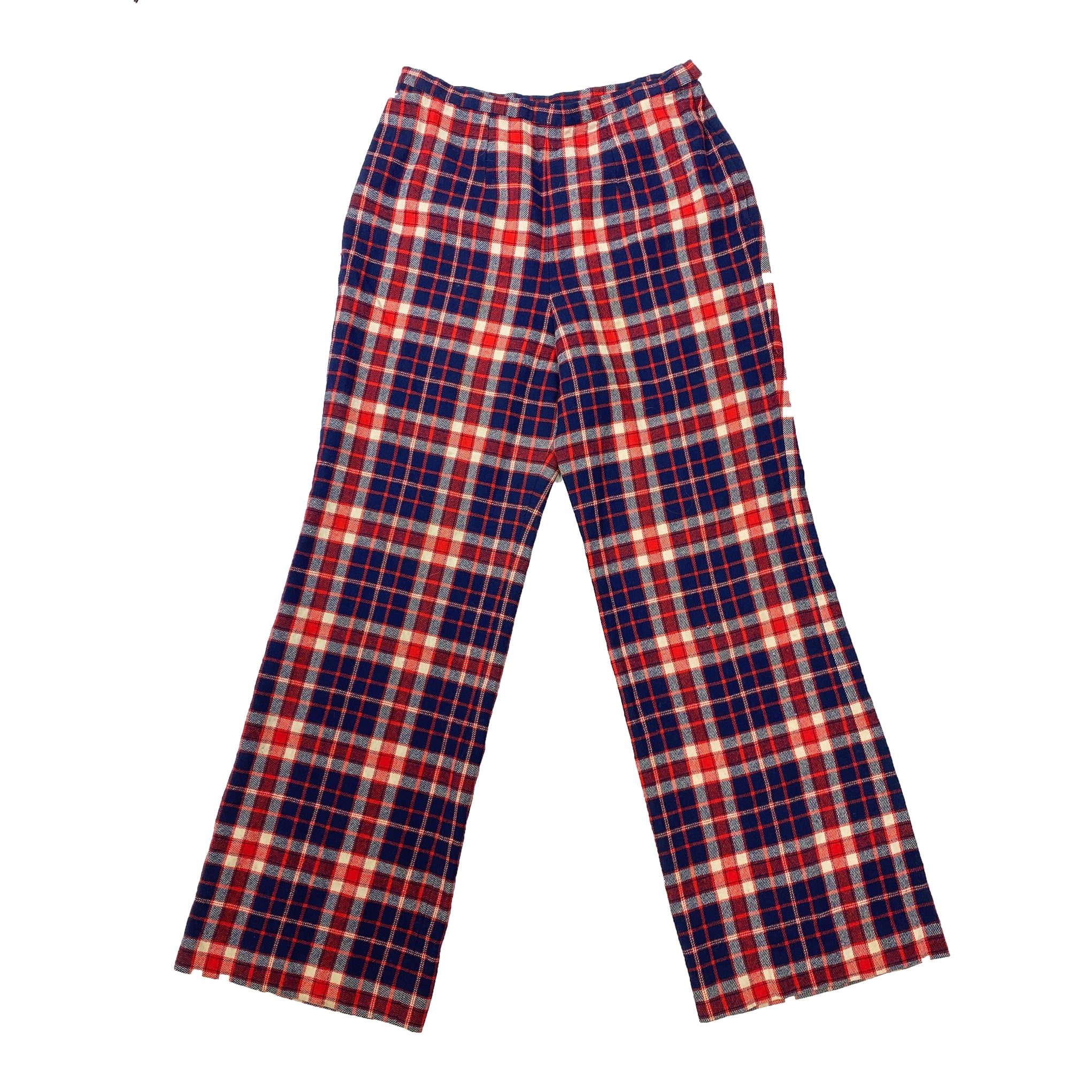 Pendelton Knockabouts Red Plaid Wool Trousers