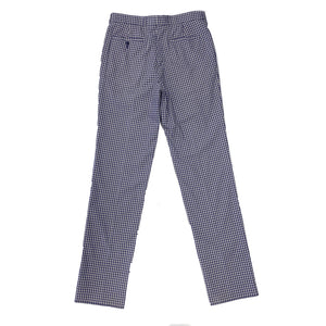 Lacoste Navy Checkered Trousers
