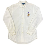Load image into Gallery viewer, Ralph Lauren White Custom Fit Polo
