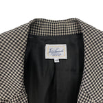 Load image into Gallery viewer, Luisa Spagnoli Checkered Grey Wool Blazer
