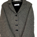 Load image into Gallery viewer, Max Mara Checkered Gray Wool Coat
