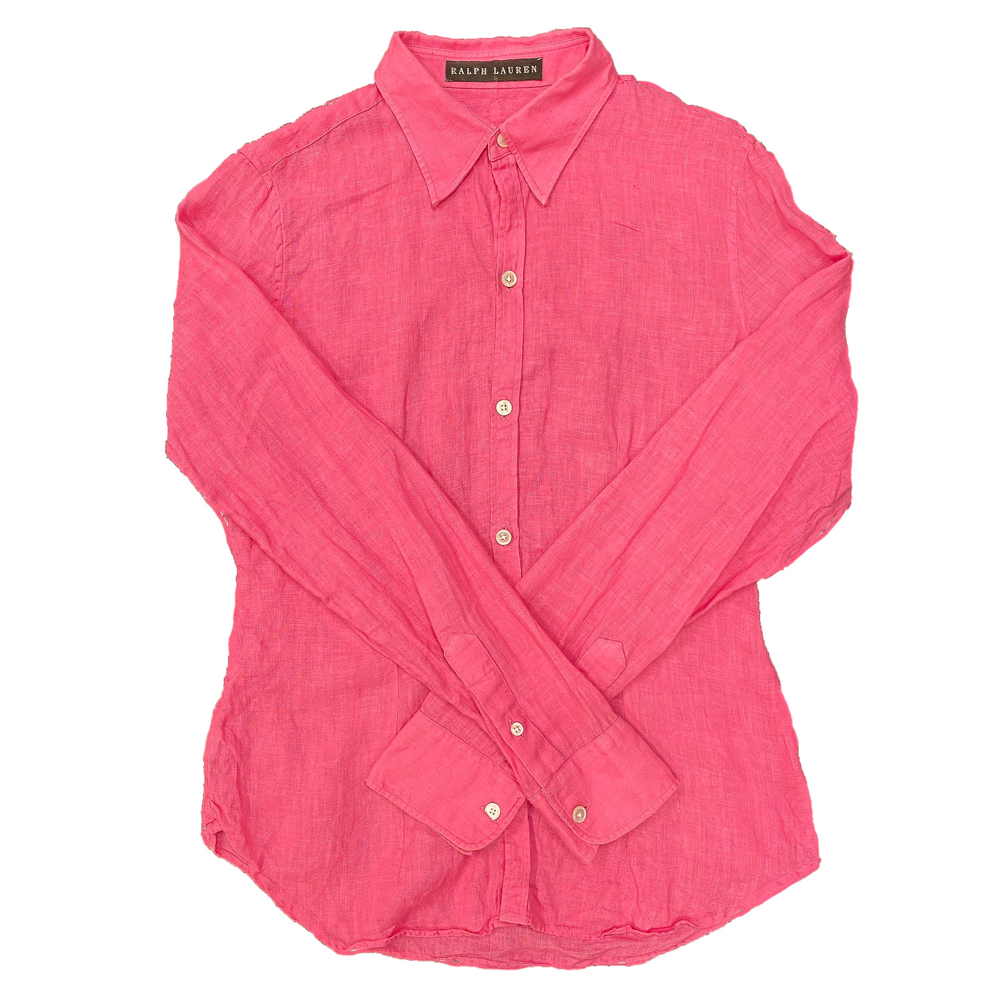 Button-up Polo Pink Shirt by Ralph Lauren