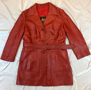 Induyco Red Leather Jacket