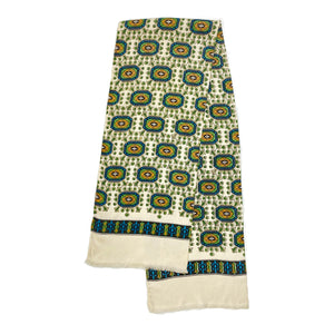 Patterned Green Scarf