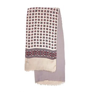 Pink Patterned Scarf