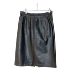 Load image into Gallery viewer, Black Leather Skirt
