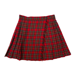 Max&Co Pleated Red Mini Skirt