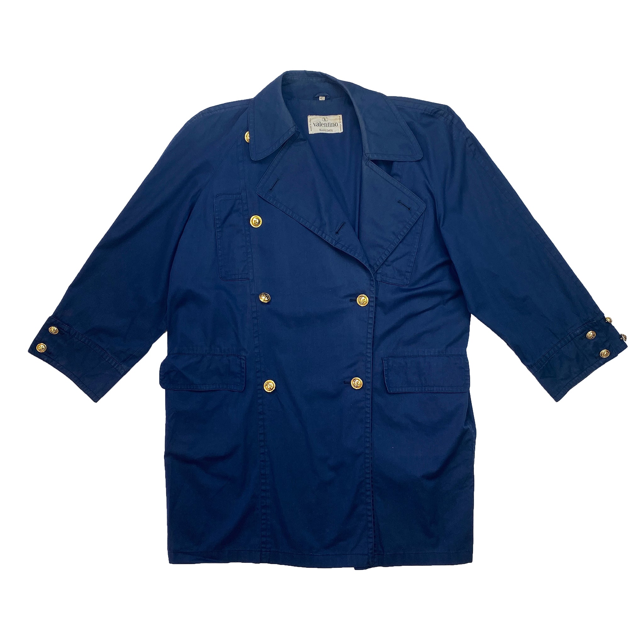 Valentino Navy trench coat