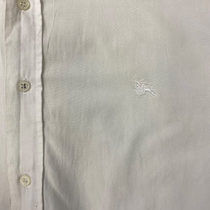 Burrbery White Button-up Shirt