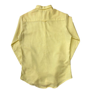 Pastel Yellow Button Down Shirt